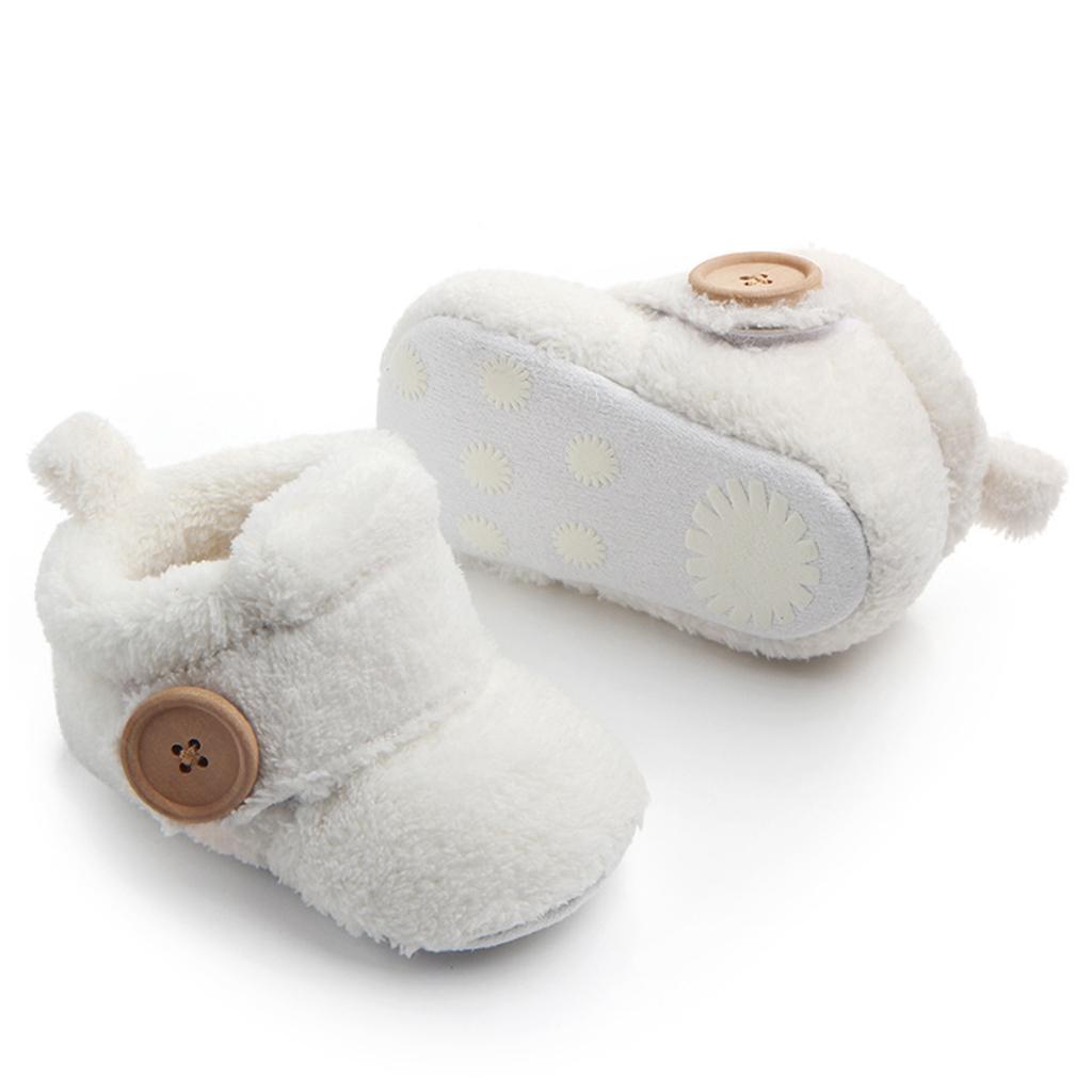 Baby Soft Cloth Sole Shoes Winter Warm Toddler Shoes