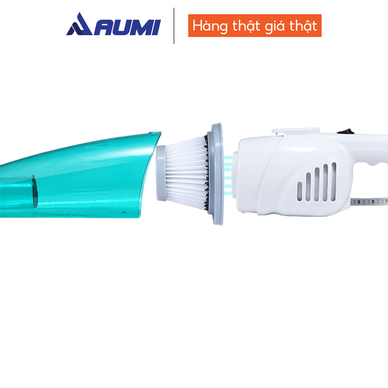 Hình ảnh Máy hút bụi cầm tay mini Deerma DX118C dung tích bình chứa bụi 1.2L - Hàng chính hãng