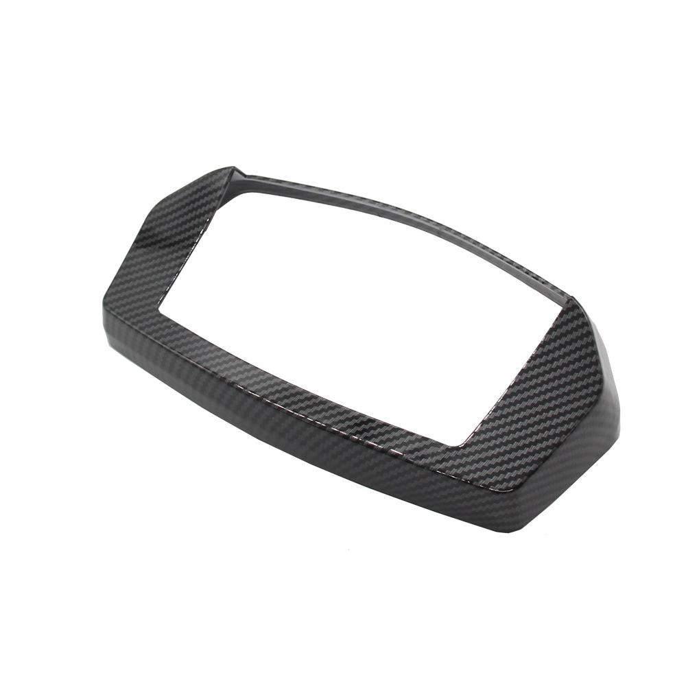 Carbon Fiber Instrument Trim Cover Motorcycle Gauge Meter Speedometer Decorative Cap Replacement for NMAX155 NMAX125 2020 2021