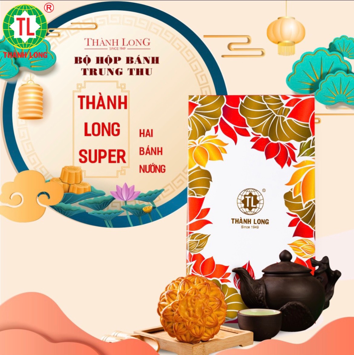 NGUYÊN LIỆU LÀM BÁNH TRUNG THU - NHÂN THẬP CẨM GÀ QUAY 1 KG - THÀNH LONG - VIỆT NAM