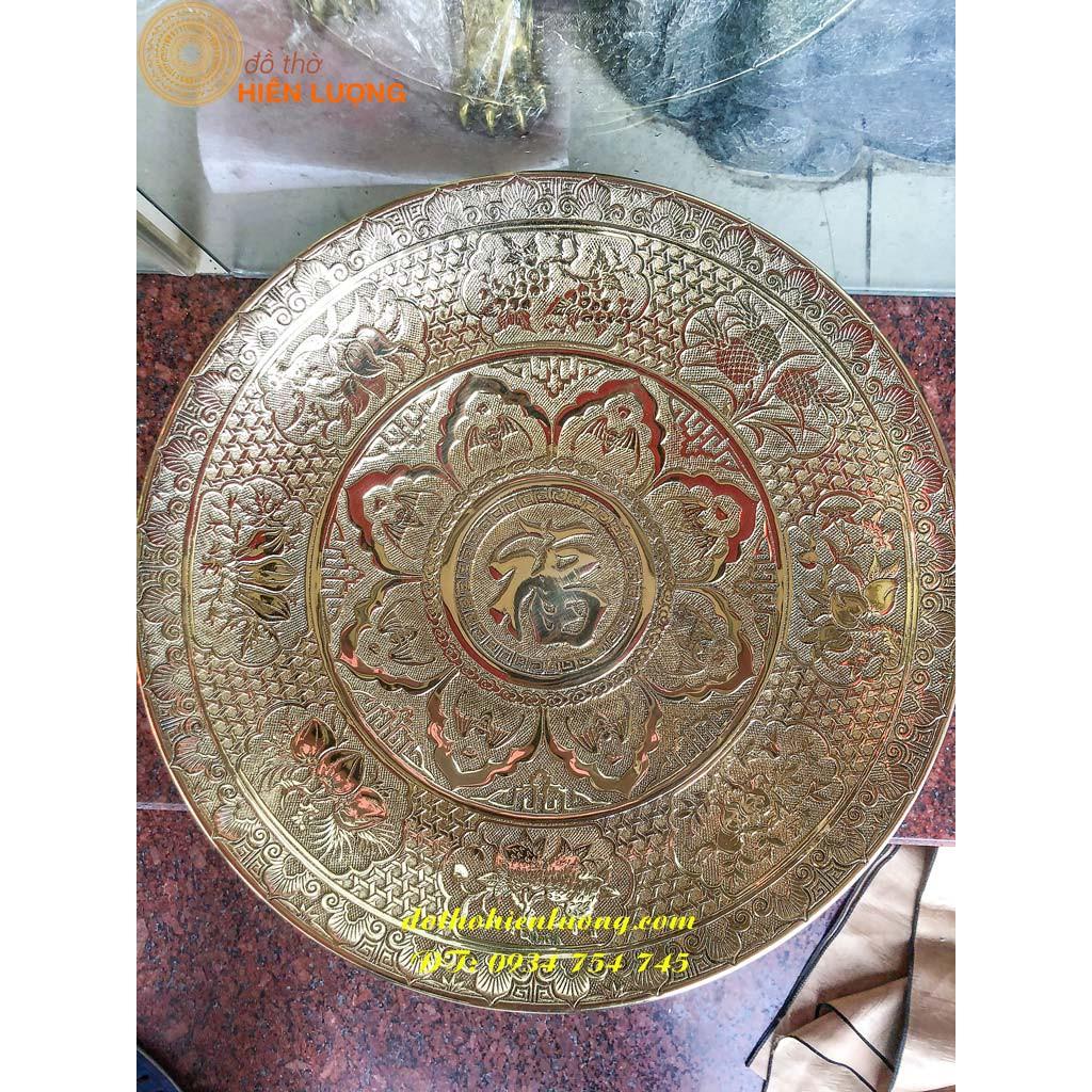 Mâm Bồng Chữ Phúc Dơi 38cm Đế Cao - Đĩa Hoa Quả