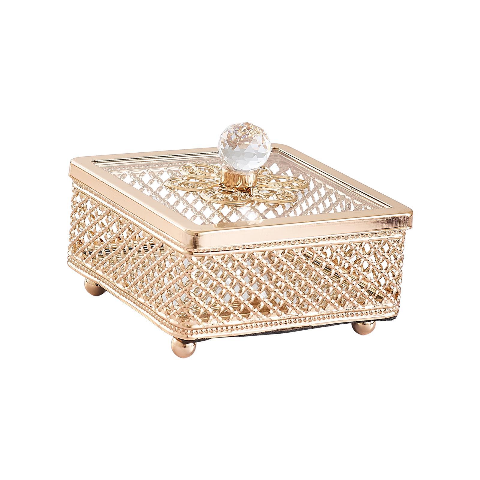 Luxury Jewelry Box Women Jewellery Storage Case for Lady Home Decor Bathroom