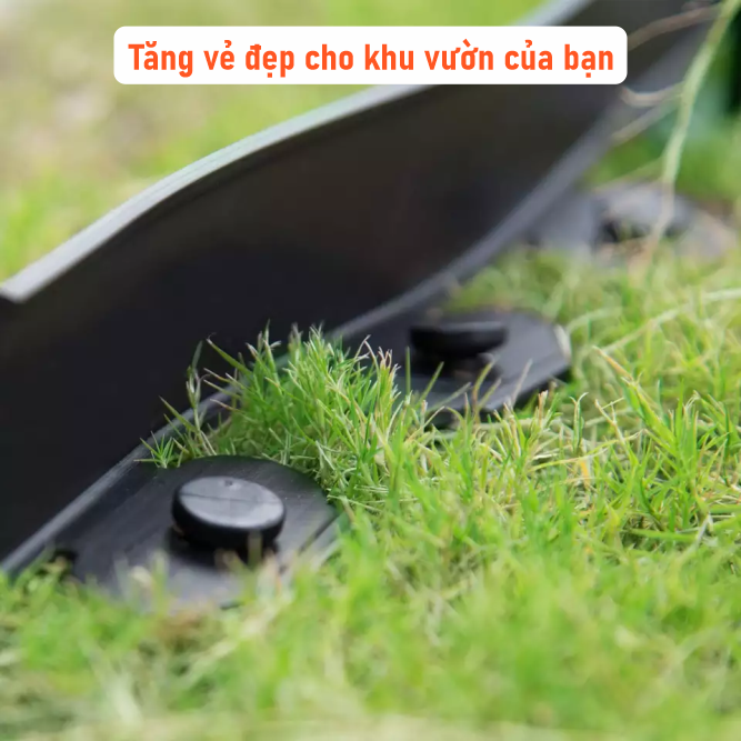 Cạnh, Viền Chắn Cỏ Trang Trí Sân Vườn. Nhựa HDPE Cao Cấp. Cuộn Dài 10 mét. Dùng Tạo Hình, Ngăn Cách Các Vật Liệu, Làm Lối Đi Rải Sỏi, Phân Luống Cây Trồng. Bền Hơn 10 Năm