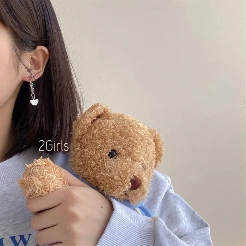1 đoi bông tai Gấu, khuyên tai gấu nhiều mẫu