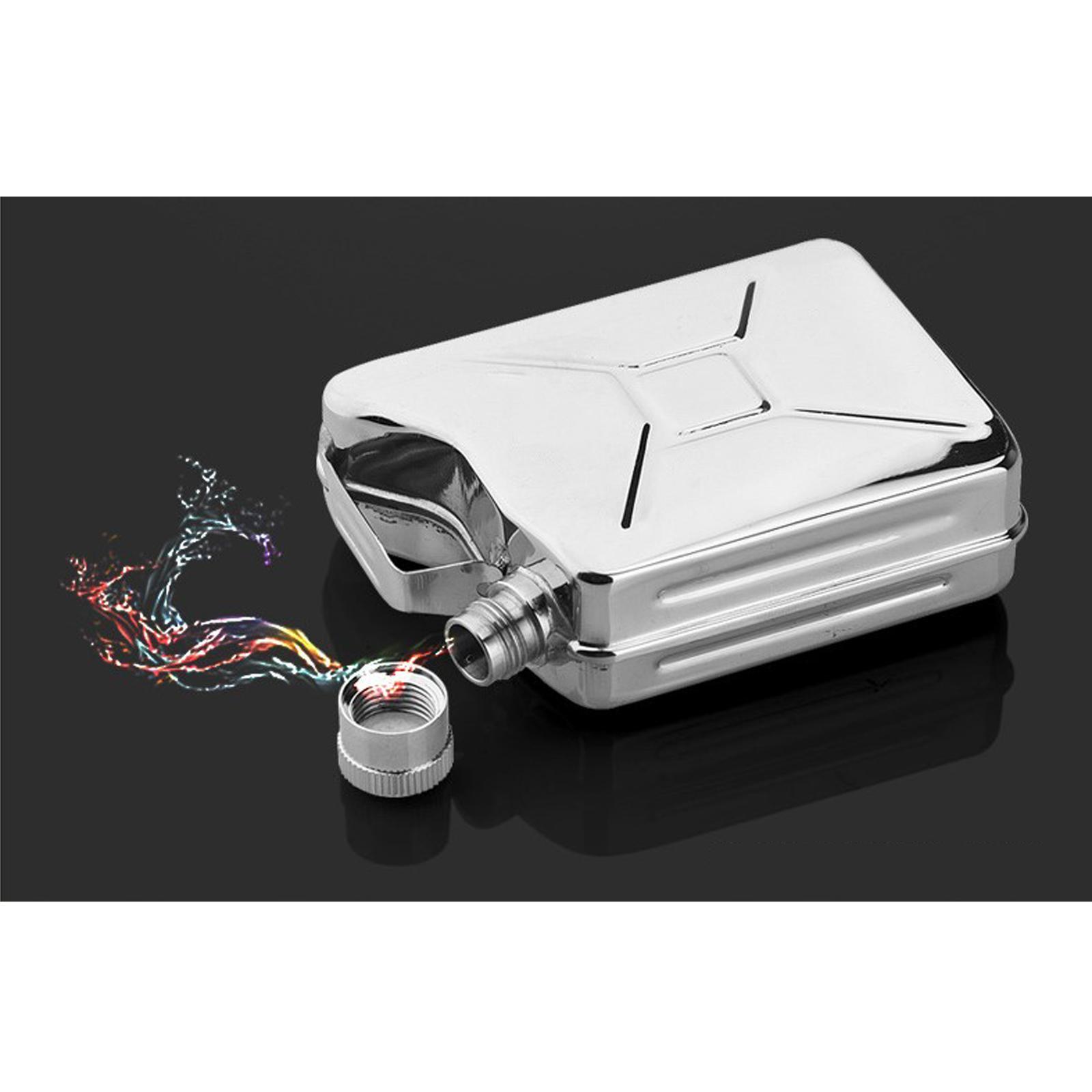Portable Compact 177ml/6oz Stainless Steel Pocket Hip Flask Wine Pot Great for Outdoor Camping Travel Backpacking