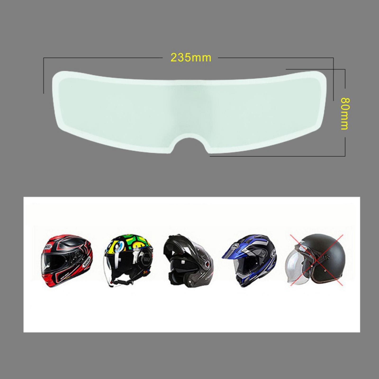 Motorcycle  Visor Anti Fog Film Universal  Coating Fog Resistant