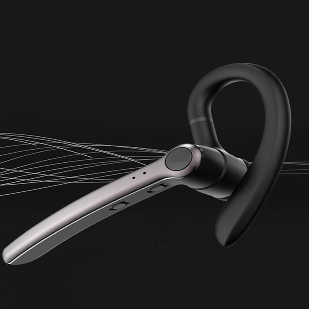 Bluetooth Earphone Hands-Free Noise Cancelling Wireless Earpiece for Truck Drivers Office Business