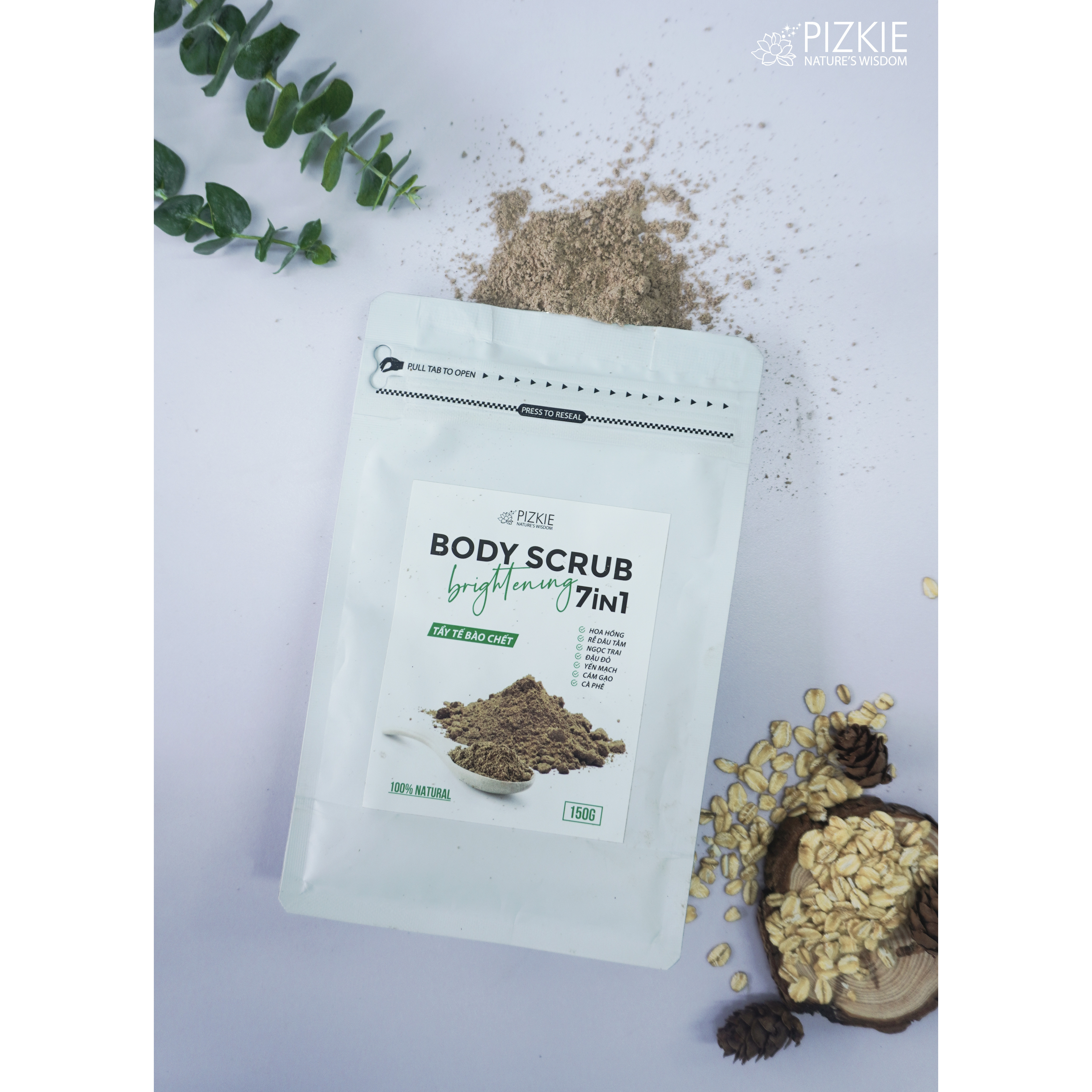 Tẩy da chết Body Pizkie Scrub 7 in 1