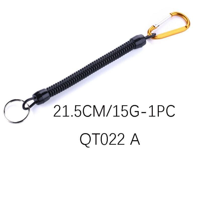 1pcs Fishing Lanyards Boating Ropes Retention String Fishing Rope with Camping Carabiner Secure Lock Fishing Tools Accessories9