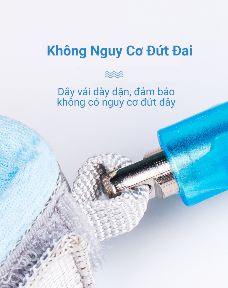 Dây Đai Đeo Tay Chống Lạc KUNBE Dài 2.5M Khóa Nam Châm Cảm Ứng An Toàn Cho Bé