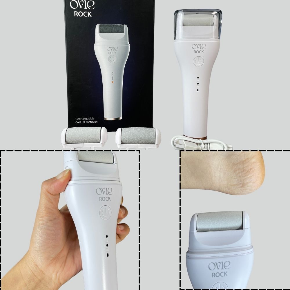 Máy chà gót Xiaomi OVIE ROCK tẩy tế bào ch.ết làm mềm sáng gót chân chuyên dụng tại nhà Rock Foot Callus remover