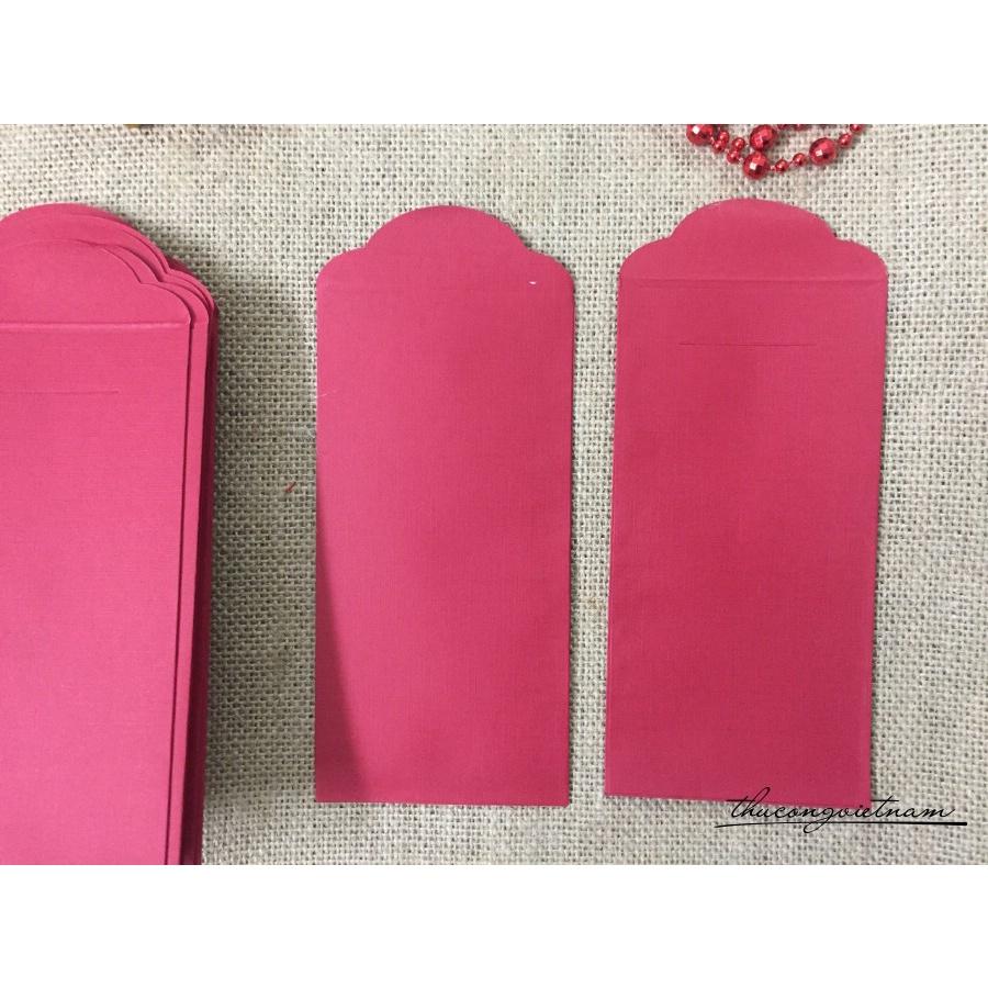 Bao Lì Xì Kraft trơn, giấy mỹ thuật trơn để tự trang trí