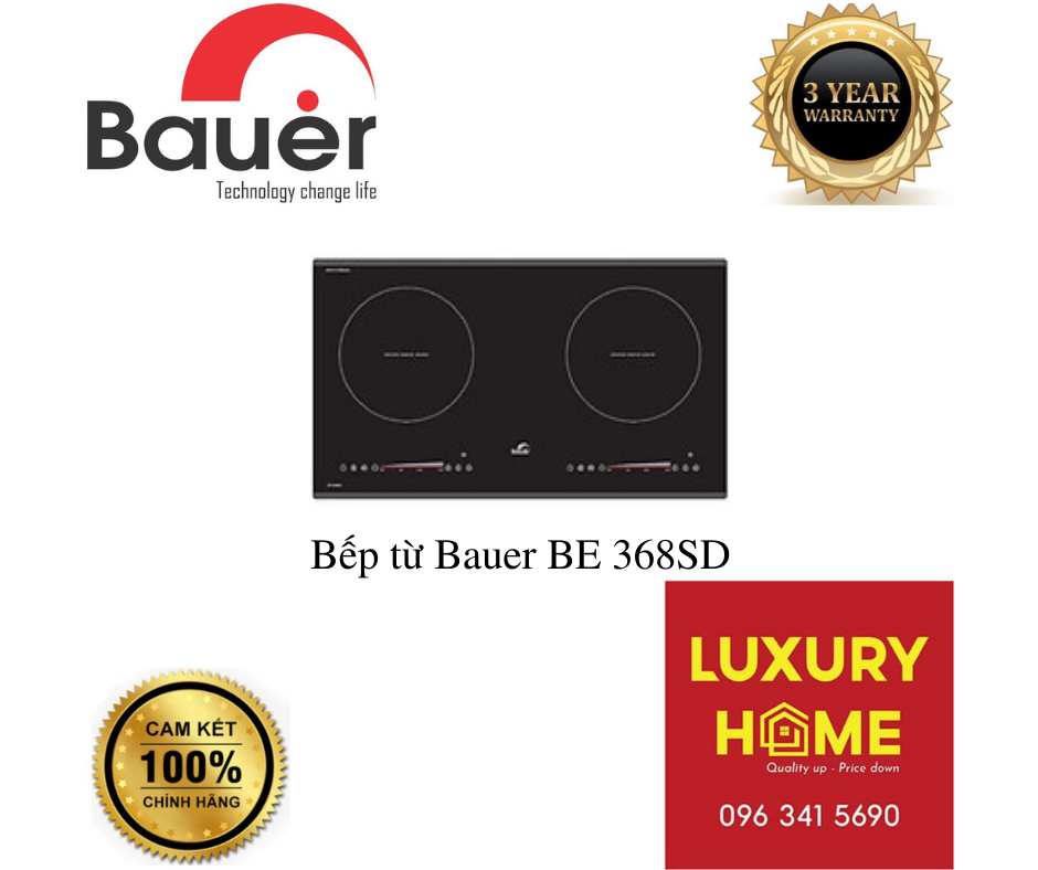 Bếp từ Bauer BE 368SD - Hàng Chính Hãng