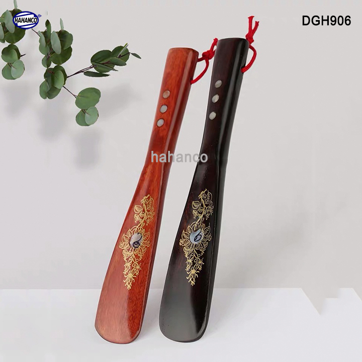 Đón gót giày gỗ tự nhiên nguyên khối - Dài 22cm (DGH906) Cho giày Nam & Nữ