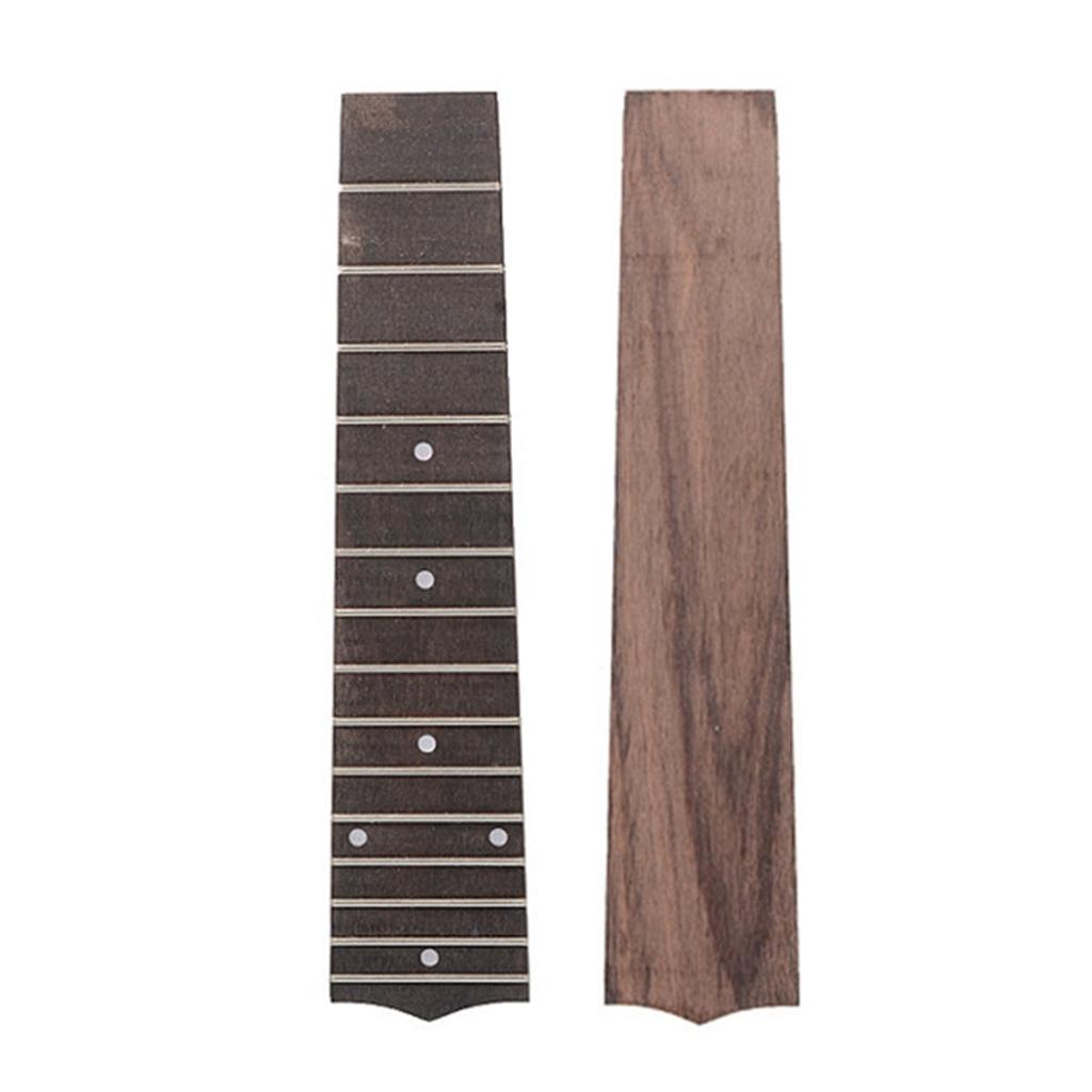 Sunnimix Đàn Ukulele 15 Giải Tầng Ván Trượt Ngón Tay Fretboard Dụng Cụ Âm Nhạc Phần Trắng Điểm 215X35X48 Mm