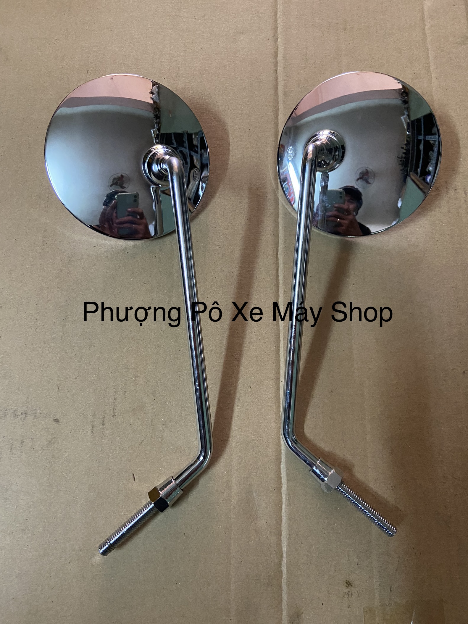 Kính chiếu hậu tròn din cho Cup đời mới & 67