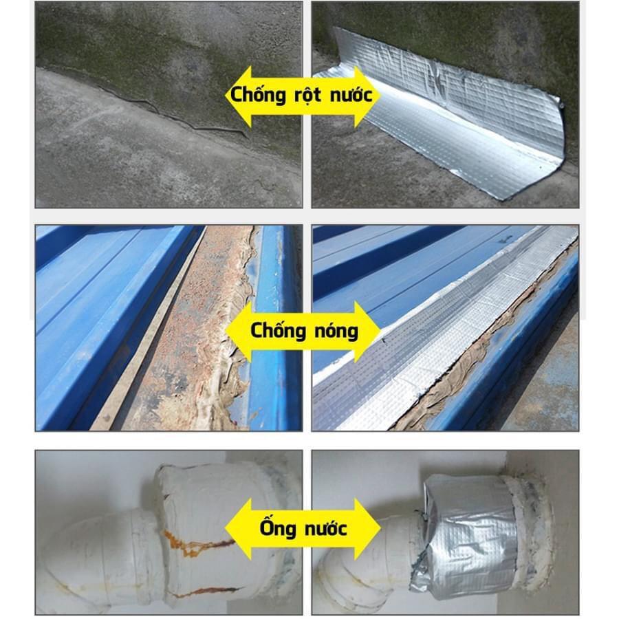 Băng Keo Chống Thấm Siêu Dính - Chịu Nhiệt Tốt Với Độ Bền Cực Cao, Băng Keo Chống Rò Gỉ Nước