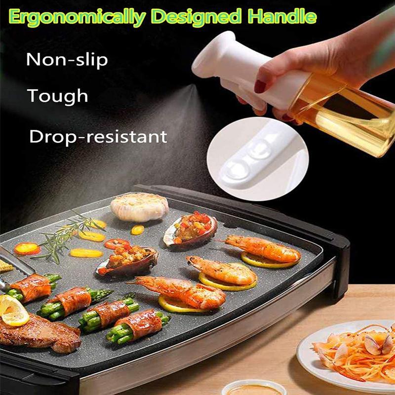 Nhà Bếp Dầu Olive Chai Xịt Dầu Bình Rỗng Lọ Đựng Giấm Nấu Công Cụ Salad BBQ Oiler Bếp Xịt Dầu 2021