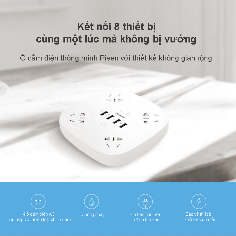 Ổ cắm điện Pisen KY-44
