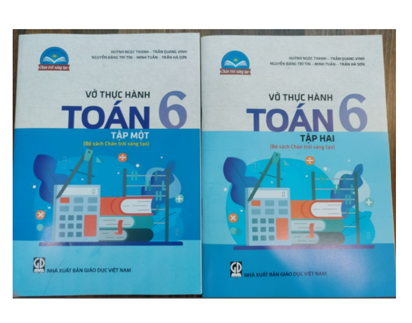 Sách - Combo Vở thực hành Toán 6 - tập 1 + 2 (Bộ sách Chân trời sáng tạo)