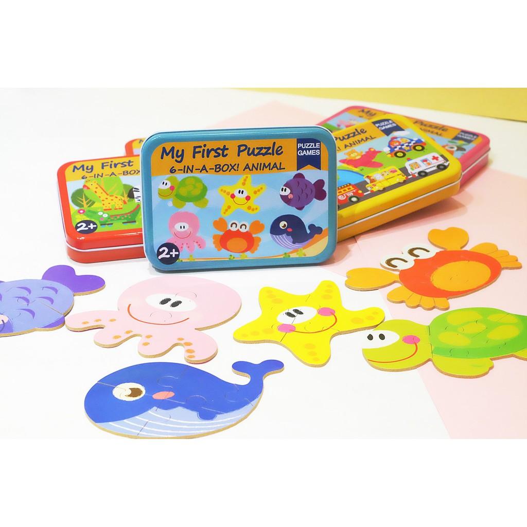 Bộ Ghép Hình My Frist Puzzle 6 Mảnh - Ghép Gỗ 6 Mảnh