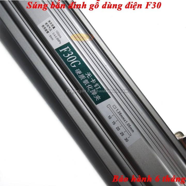 Máy bắn đinh gỗ F30 chạy điện