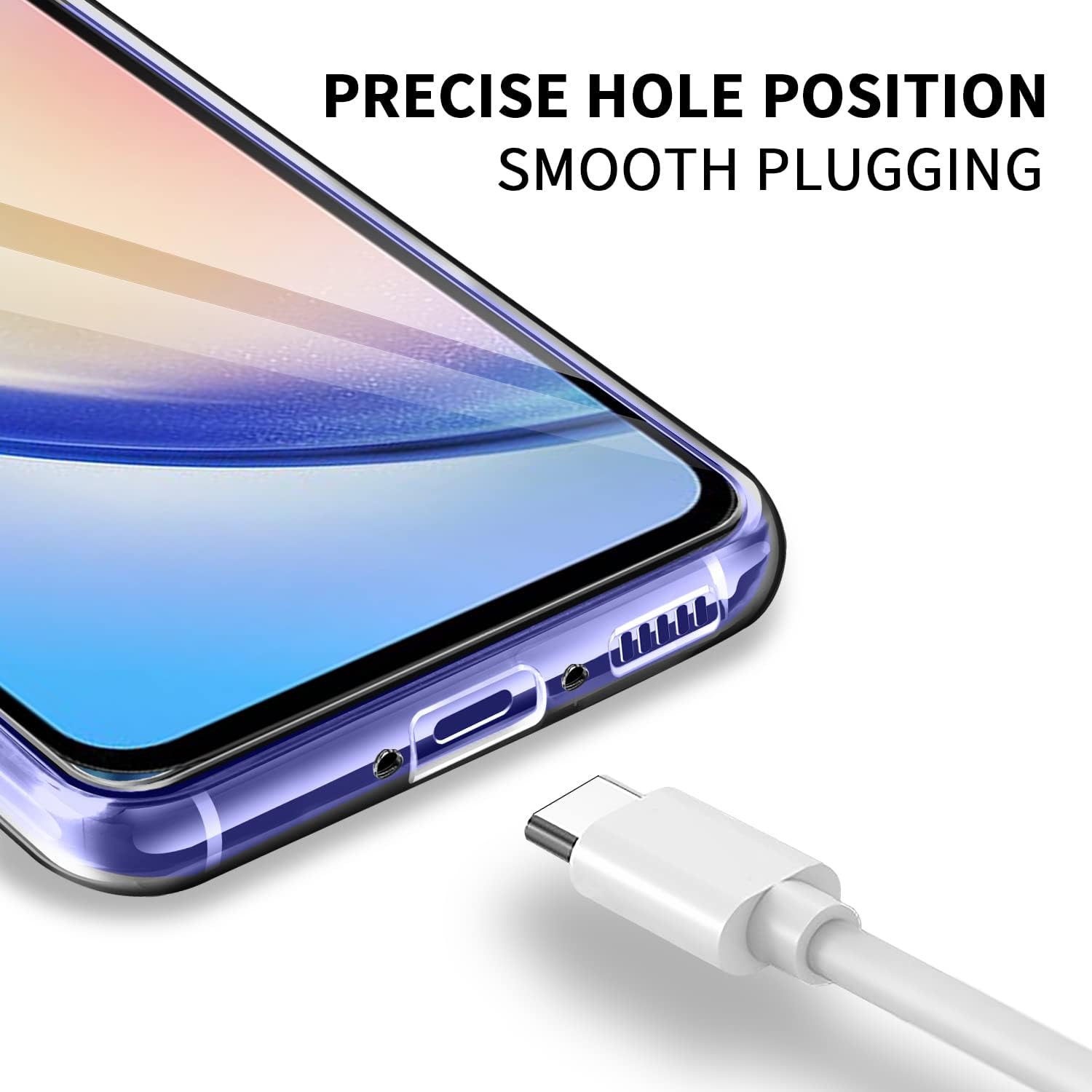 Ốp lưng silicon dẻo cho Samsung Galaxy A34 5G hiệu Ultra Thin trong suốt mỏng 0.6mm độ trong tuyệt đối chống trầy xước - Hàng nhập khẩu