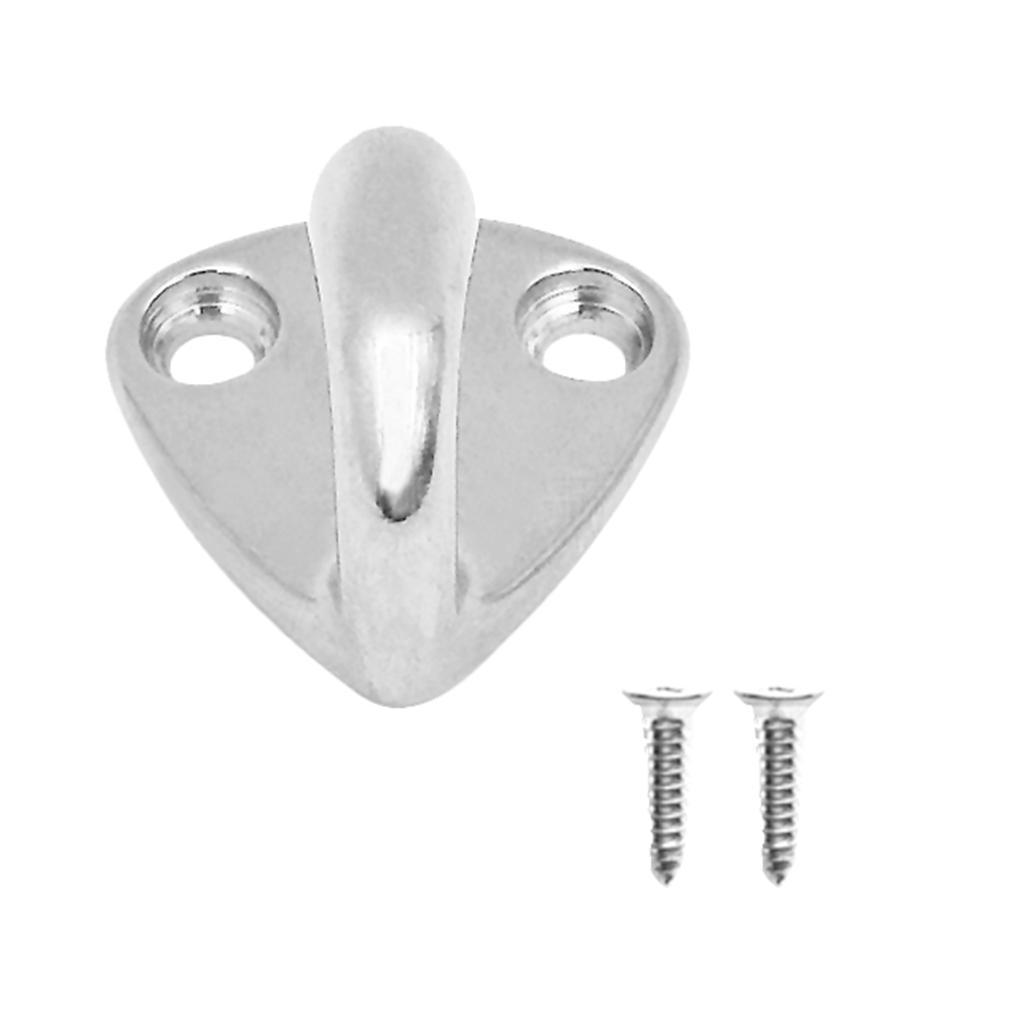 2pcs Marine Grade Stainless Steel Boat Hook Coat and Hat Hook Wall Mount