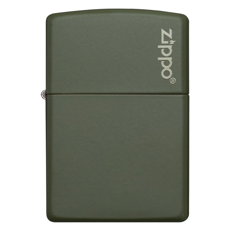 Bật Lửa Zippo Logo Xanh Lính