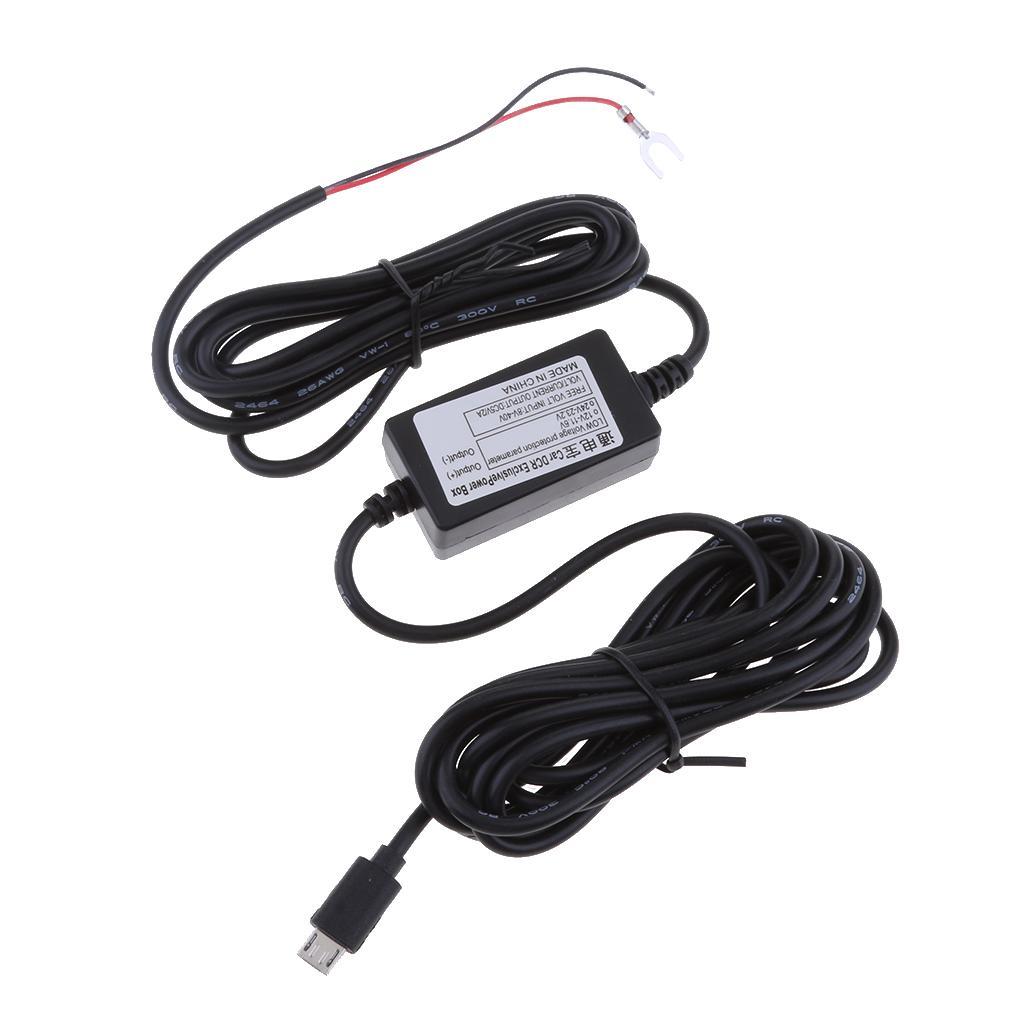 Micro USB 3.5m Power Inverter Converter for Car  DVR