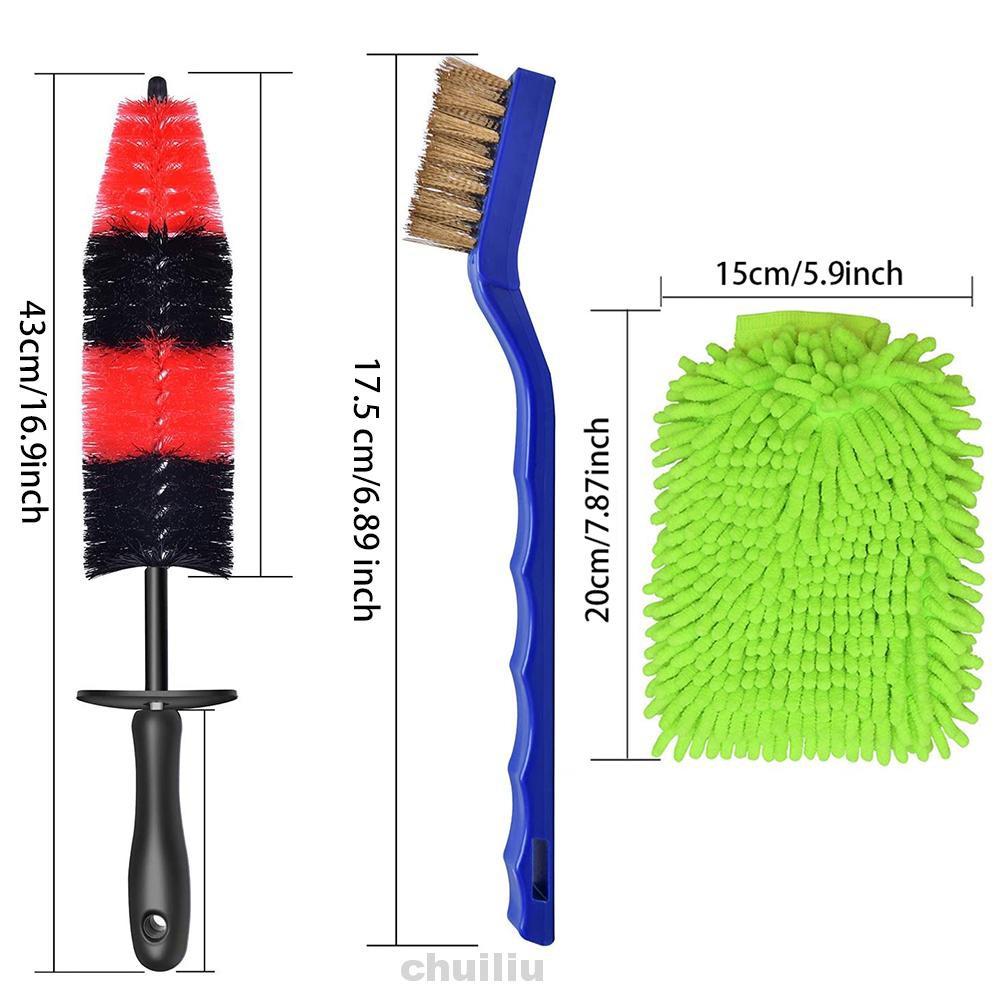 Set 10 Cọ Vệ Sinh Xe Ô Tô Đa Năng