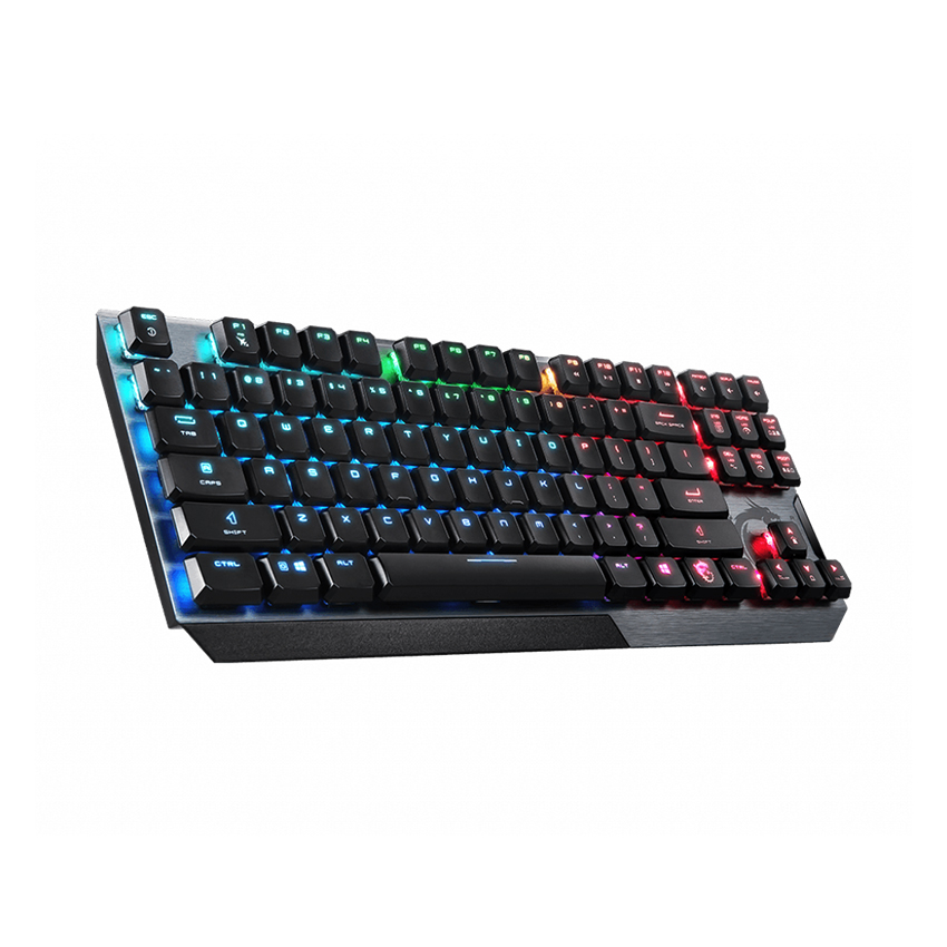 Bàn phím cơ gaming MSI Vigor GK50 TKL Kailh Low Profile Switch S11-04US272-GA7 (màu đen) Hàng chính hãng