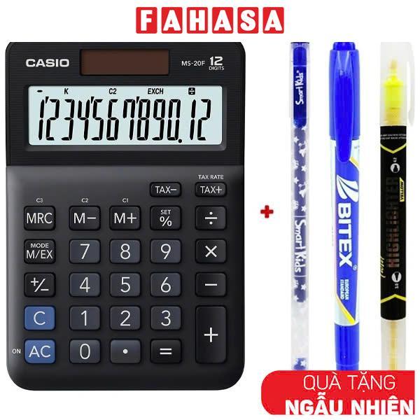 Máy Tính Văn Phòng Casio MS - 20F - Kèm Quà Chất