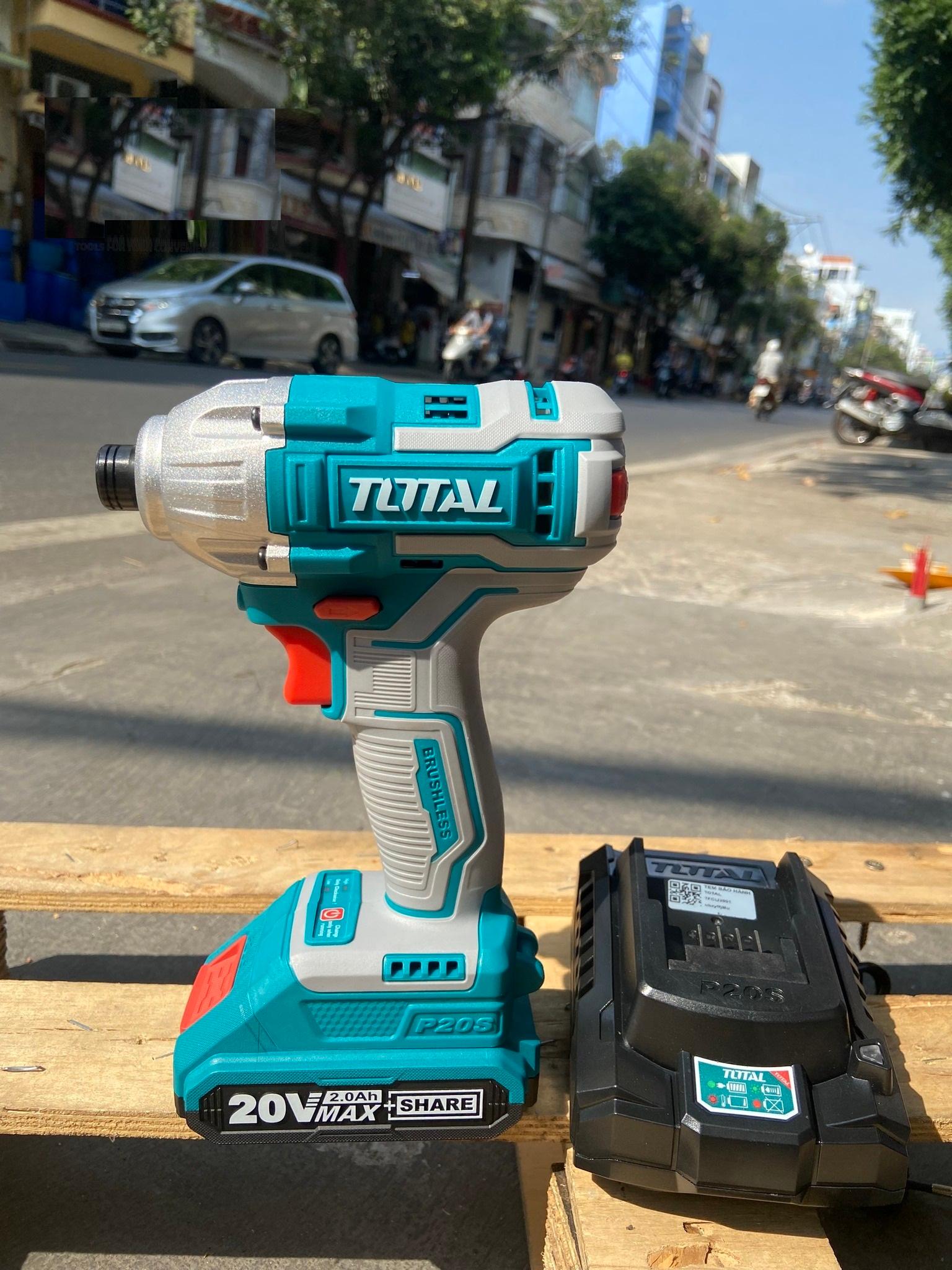 MÁY SIẾT VÍT DÙNG PIN 20V TOTAL TIRLI2017 - HÀNG CHÍNH HÃNG