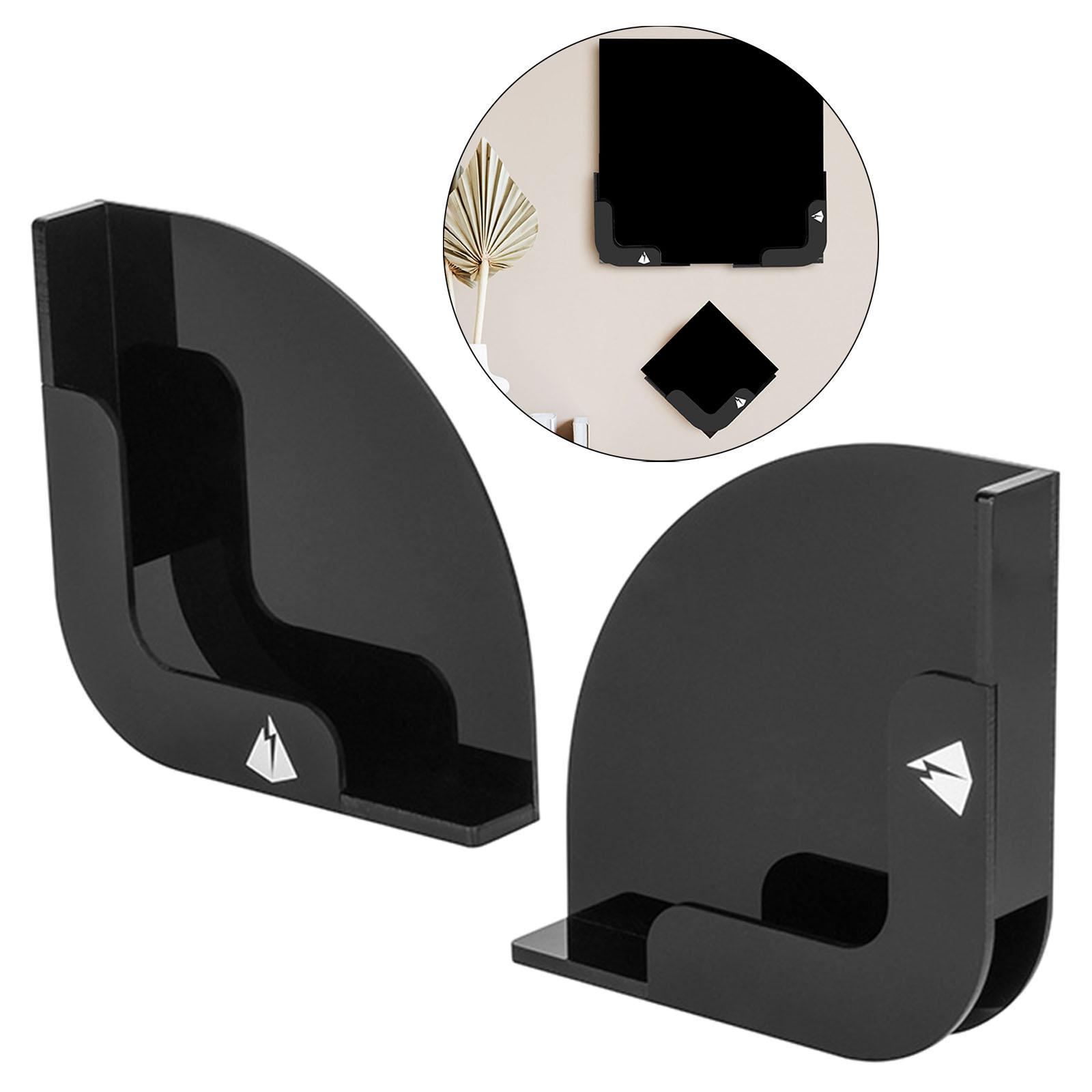 2Pcs Wall Mount Media Display Rack Holder Rack Stand Disk Case Display