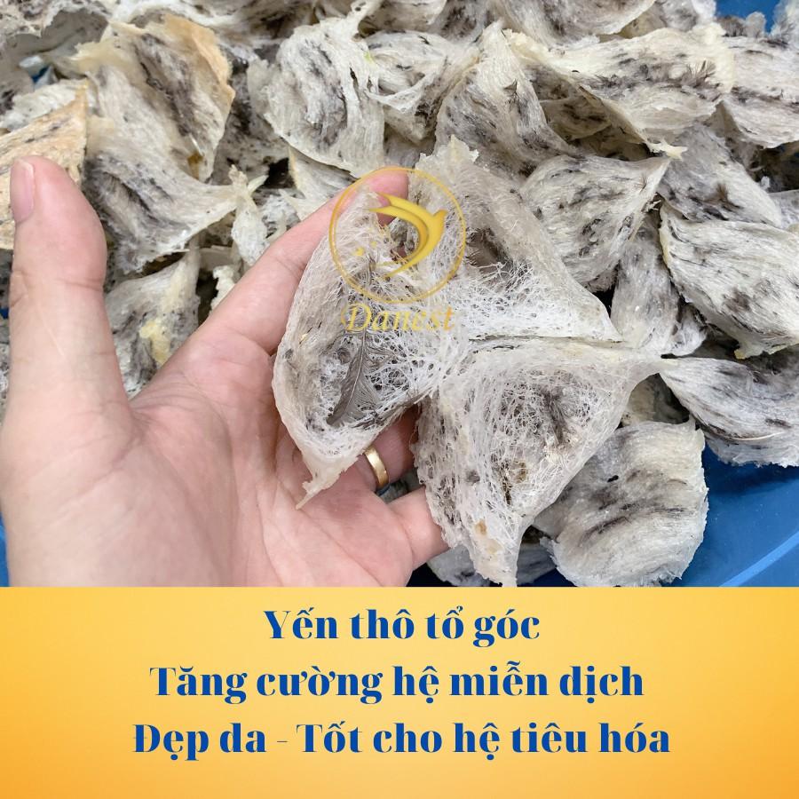 Yến thô tổ góc hộp 100gr- Yến sào cao cấp Đỗ Thị Toán - Giá thành rẻ - Giá trị dinh dưỡng trong yên cao - Ăn yến giúp sạch phổi