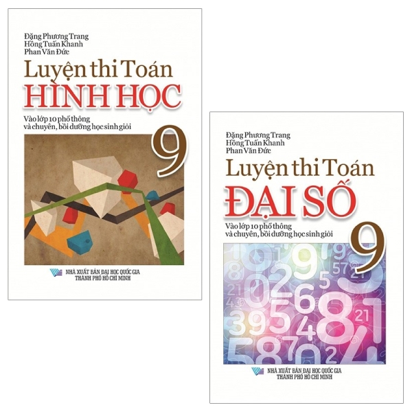 Combo Luyện Thi Toán: Đại Số 9 + Hình Học 9