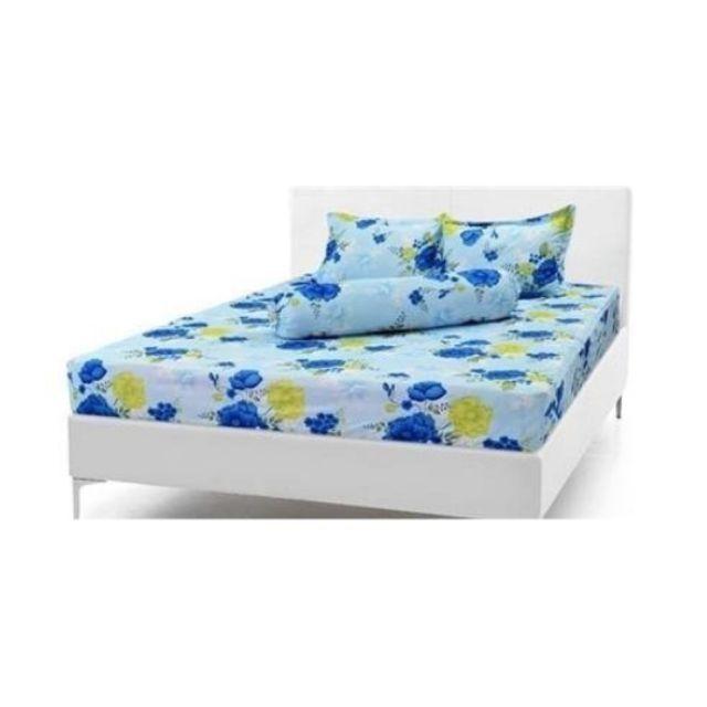Bộ 4 món ga áo gối thun lạnh 1m6 x 2m cao 2 tấc
