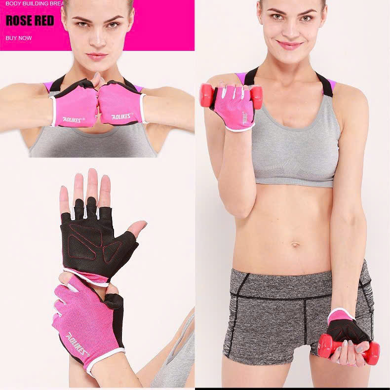 Găng tay tập GYM nam- nữ Aolikes 104 | Tạo cảm giác thoải mái nhất