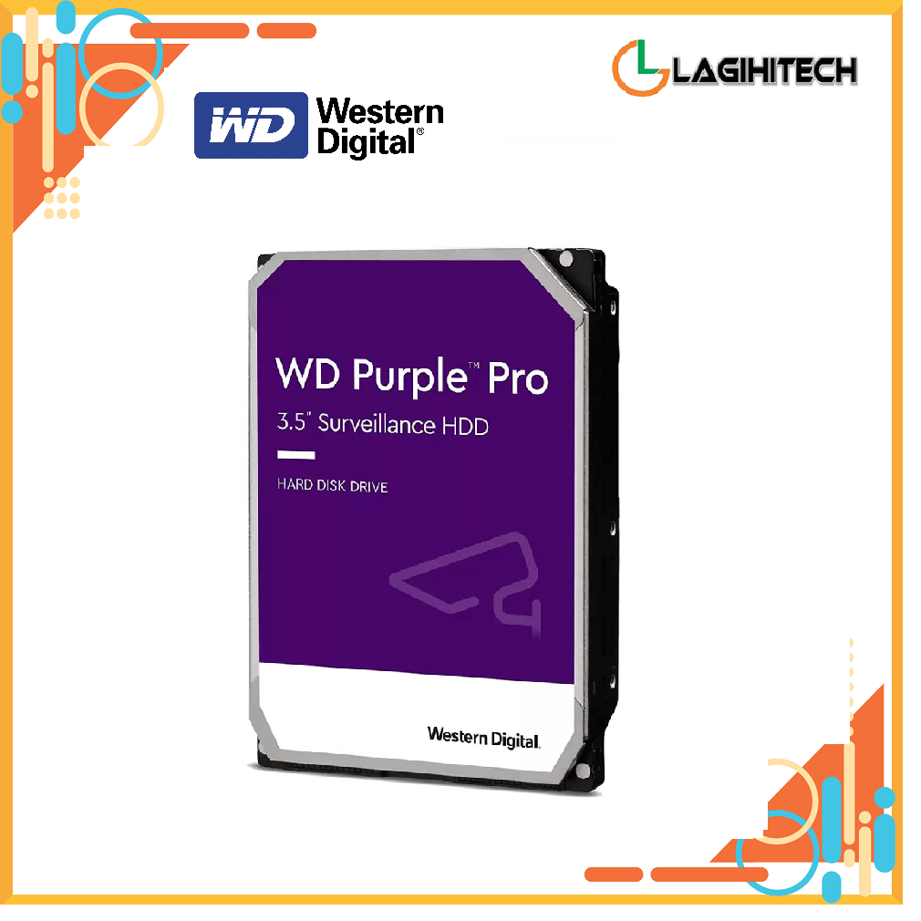 Ổ Cứng HDD WD Purple Pro SATA 3 3.5 inch - Hàng Nhập Khẩu