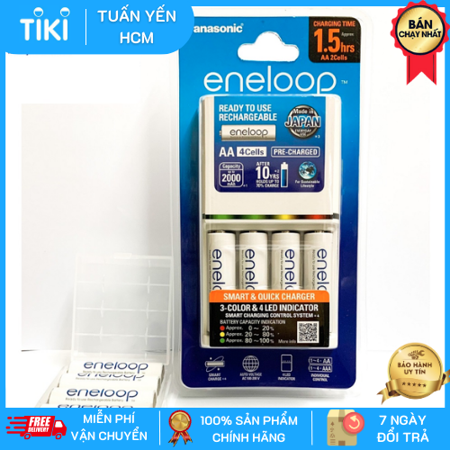Bộ sạc Nhanh eneloop Panasonic