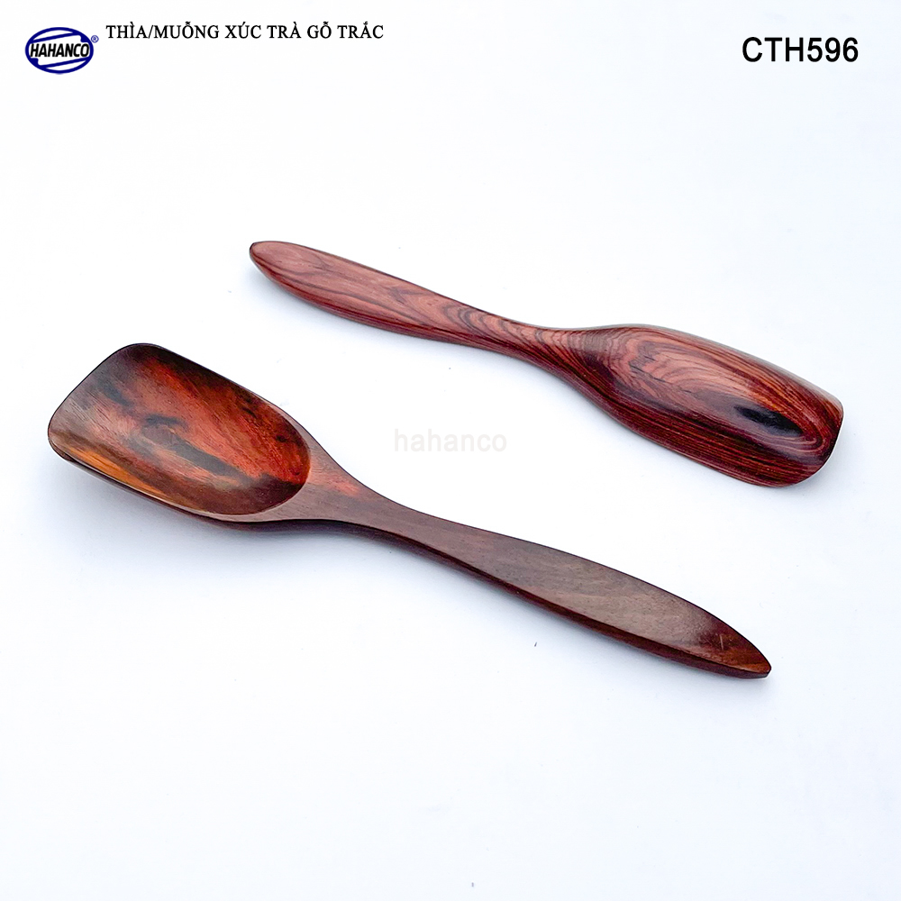 Muỗng Thìa Xúc Trà Gỗ Trắc Cao Cấp Dụng Cụ Trang Trí - CTH596