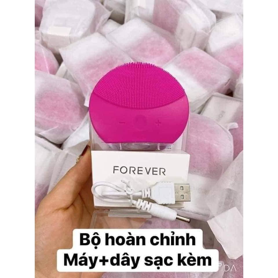 Máy rửa mặt forever - dụng cụ rửa mặt - miếng rửa mặt bằng silicon