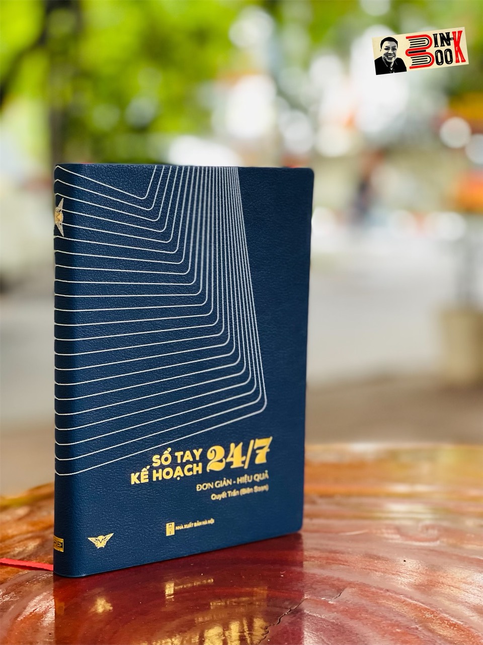 (Bìa da) SỔ TAY KẾ HOẠCH 24/7– Quyết Trần - Quang Minh Books – NXB Hà Nội