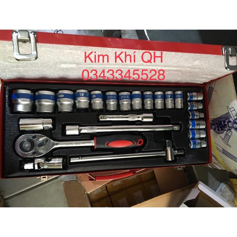 Bộ khẩu Tuýp 1/2 25 chi tiết