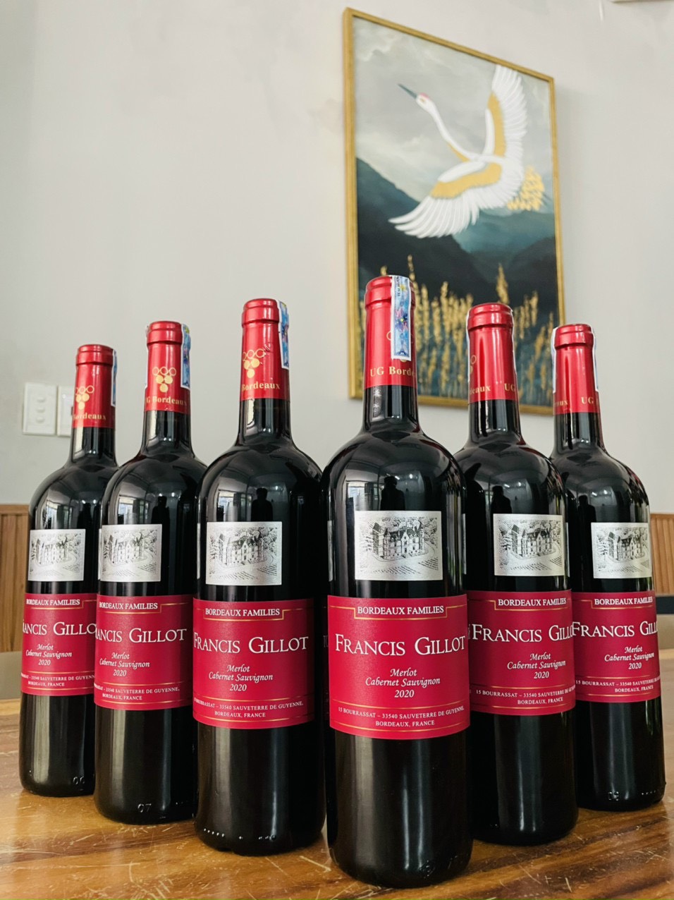 Vang Pháp Francis Gillot Merlot Cabernet 13,5%