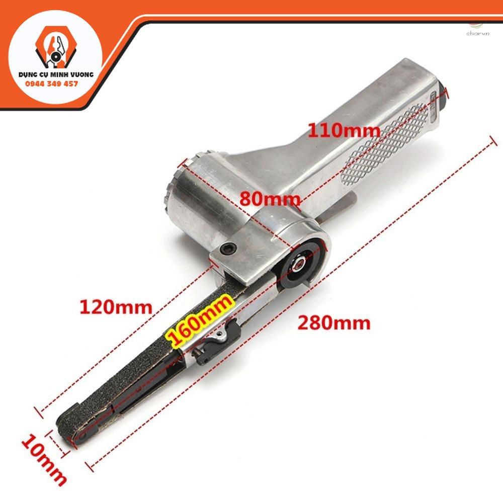 Bộ Máy Mài Góc Khí Nén 3 / 8 "Kèm Đai Giấy Nhám Chuyên Dụng