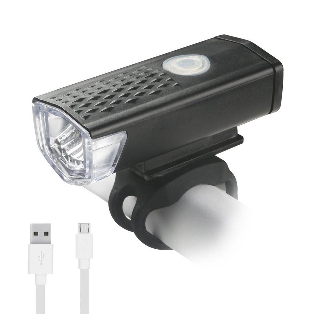 Đèn pha phía trước không thấm nước MOSOWORLD 300 Lumen có thể sạc lại dành cho xe đạp