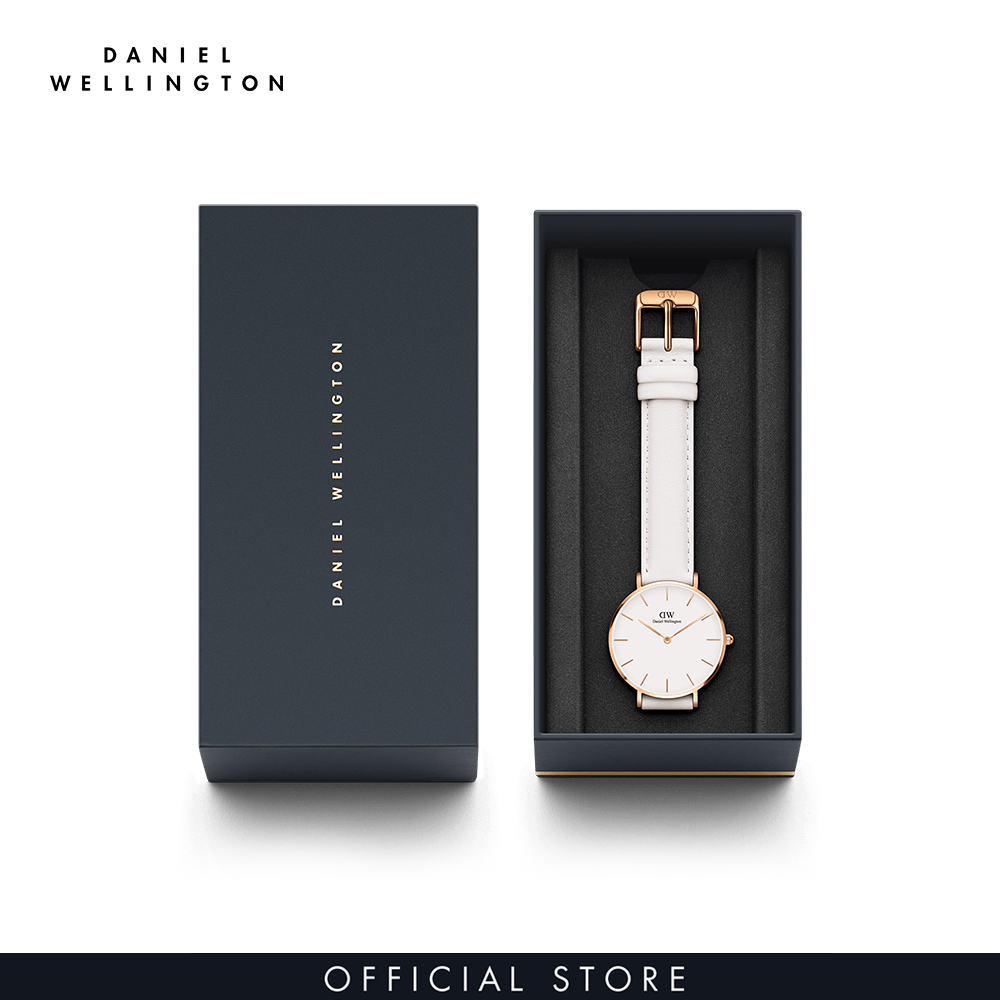 Đồng hồ Nữ Daniel Wellington dây da - Petite Bondi mặt