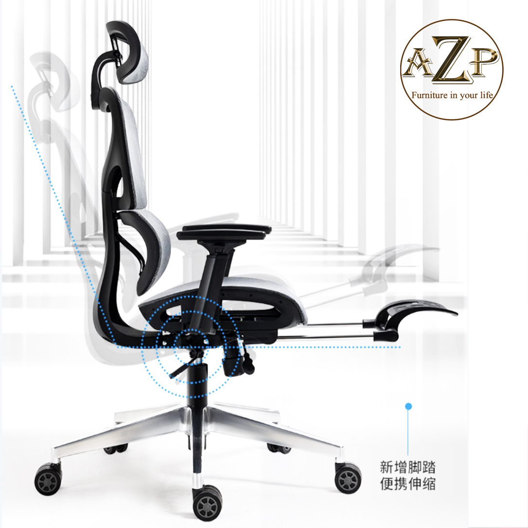 Ghế Công Thái Học FULL Lưới AZP-9921 hàng Nhập Khẩu với thiết kế Ergonomic Tốt cho Lưng, Siêu Phẩm bán chạy nhất thị trường 2022